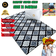 Karpet GEBUU Size M (120cm x 180cm ) 4x6kaki
