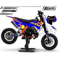KTM 50cc Mini Trail Decal Sticker Gazgas 50cc Redbull Full body Free Custom