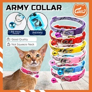 CATTO Rantai Kucing Pet Cat Dog Collar with Bell Kolar Kucing Cute Nice Adjustable Pet Neck Strap Do