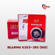 BEARING 6203-2RS RUI - BEARING LAKER LAHER HONDA 6203 2RS