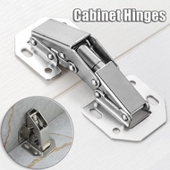 Cabinet Hinge 90 Degree 3/4In No-Drilling Hole Cupboard Door Hydraulic Hinges Soft Close With Screws Furniture Hardware