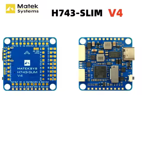 Matek Mateksys H743 SLIM V4 Flight Controller with Built-in OSD MicroSD For FPV RC Drone Multicopter