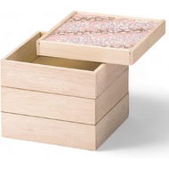 【Direct from Japan】J-kitchens Lacquerware Heavy Box, 3 Tiers, Wooden, 4.5 Inches, Shiraki, Japanese 