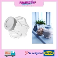IKEA FORVAR Jar with lid,glass/Balang kaca berpenutup(1.8L)