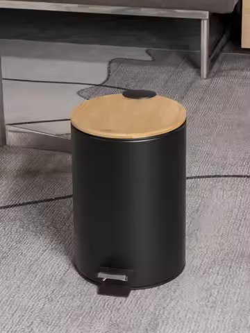 Room Decor 7L Foot trashcan Household covered hotel Room Trashcan Daily necessities Kitchen trashcan