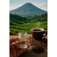 Cute mini glass cup, Mason jar or mason jar with glass handle