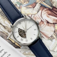 可刻字金屬浮雕錶盤/日本製機械錶/鏤空機芯/50米防水/自動上鏈