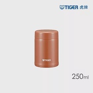 TIGER虎牌 超輕量真空不鏽鋼保溫杯250ml(MCA-025) 深焦糖