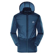 Solid Color Sunscreen Jacket Hooded UV Jacket Couple's Lightweight Jacket Summer Ice Silk Jacket