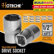 Hoteche 1/2" inches Drive Socket Bits 6Pt 21mm 23mm 27mm 30mm 32mm SOLD PER PIECE •BUILDMATE•