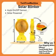 Solar Blinker – Amber Warning Light | Auto On/Off | Roadside & Construction Safety