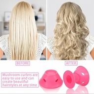 Heatless Silicone Hair Curlers Set Soft Rubber Mushroom bell curler sleeping curl Heatless Curler