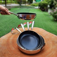Chockmen non-stick honeycomb pan, non-stick pan, Kalpen, Tefal non-stick pan, size 24cm, 28cm and 32