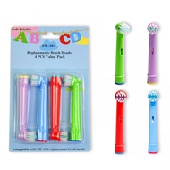 Replacement Tooth Brush Heads for Oral B Kids Electric Toothbrush Small Round Head For Oral B 5510/4