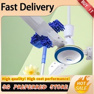 Microfiber Ceiling Fan Duster With Extension Pole Clean Any Fan Blade For Home Kitchen Ceiling 9BXW