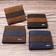 Men's Short Folding Leather Wallet for Boys Pay on the Spot Latest Model B2J7 Men's Wallet