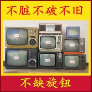 Large Ready Stock Black White TV Playable Nostalgic Decoration Old-fashioned TV Ornaments