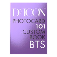 BTS -DICON PHOTOCARD 101 : Custom Book Binder + Photo Card + Key Ring (2018-2021 in USA)