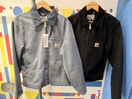 Carhartt WIP Detroit Jacket - Black Rinsed Summer 薄款