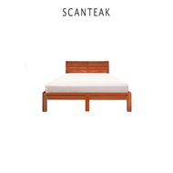 Scanteak Kurva 5FT Queen Bed Frame - Bulky