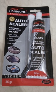 Lem AUTO SEALER hitam / lem Silicone hitam/lem bemper kaca mobil BESAR