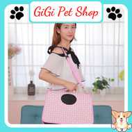 Túi vận chuyển size S M L nhựa dẻo mang chở theo chó mèo có dây đeo phụ kiện thú cưng giao ngẫu nhiê