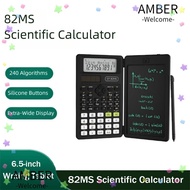 AMBER 82MS Scientific Calculator, 2-Line Display 82MS 240 Function Writing Tablet Math Calculator, +