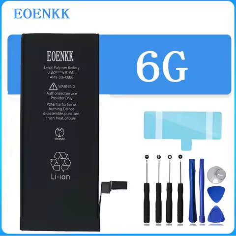 EOENKK 1810Mah Battery For Apple iPhone 6 6G A1549 A1586 A1589 616-0806 Repair Part High Capacity Re