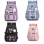 Tas Ransel Sekolah Anak Perempuan Terbaru 2025 KUR0MI Cute Tas Ransel Fashion TK SD SMP SMA Tas Seko