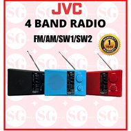 JVC RA-N34 Four Band Portable Radio FM/AM/ SW1/SW2