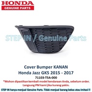 Right Foglamp Bumper Cover Plain Honda JAZZ GK5 2015 2016 2017Kiri
