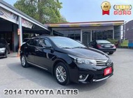 2014年豐田 ALTIS 黑 1.8 數位電視、倒車顯影、胎壓監控、頭燈水平調整