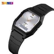 【Ready Available】SKMEI Women Digital Watches Waterproof Resistant Silicon Sport Dual Time Electronic Ladies Watch
