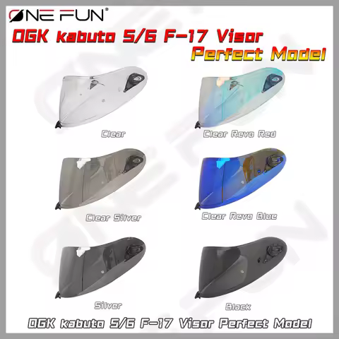 For OGK Kabuto Aeroblade 5/6 F-17 Motorcycle Helmet Photochromic Visor Anti-Fog UV400 Quick Release 