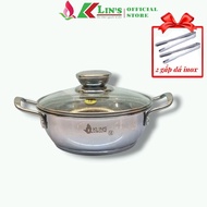 CARO STOCK POT 3 Stainless Steel Bottom 430 KLINS 18CM
