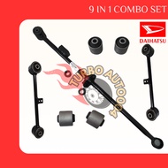 [9 IN 1 SET] Rear Lateral Arm Bush Lower Arm Upper Arm Bush for Perodua Kembara J100E / J102E /J122E