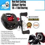 Terbaru Reel Bc Baitcasting Shikari Voltra 200L (18+1 Bearing) High Speed Drag 12Kg Murah - Engkus F