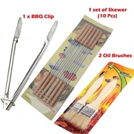 63mart MysteryHero BBQ Accessories BBQ Stuff- BBQ Clip BBQ Brush BBQ Stick Skewer