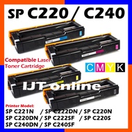 [C/M/Y/K] Compatible Laser Toner Cartridge SP C220 220 C240 240 Ricoh Color LaserJet SP C220A / SP C