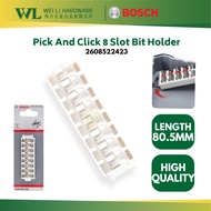 BOSCH 2608522423 Pick & Click  8 Slot Bit Holder/Screw Case/Skru Case