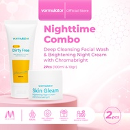 Mcs Store - Facial Wash And Night Cream Skin Gleam