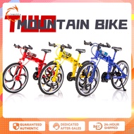 CONUSEA High simulation 1:8 scale Foldable bicycle metal model diecast city vehicle Mountain Bike alloy toy collection for gifts