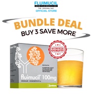 *Bundle of 3* Fluimucil 100mg Sachet 30s