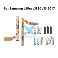 Power Button Flex Out Side Volume Up Down Button Flex For Samsung Galaxy J330 J3 2017 J3 Pro