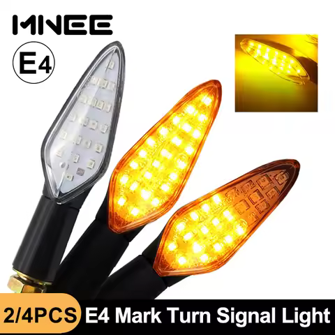 Approved Motorcycle Turn Signals E4 Motorcycle Flasher E Mark LED Motorcycle Light Built Relay LED T