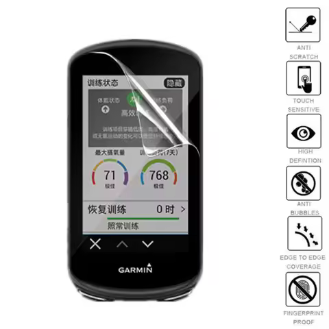 3pcs Soft Clear Screen Protector Cover Protective Film For Garmin edge 1040/Solar 1030/Plus GPS Bike