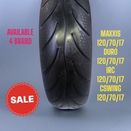 120 70 17 ORIGINAL RACING TYRE