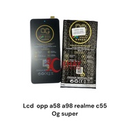 OPPO A1 2023 LCD A58 4G/ A98/ REALME C55/ NARZO N55 OG SUPER FULLSET TOUCHSCREEN
