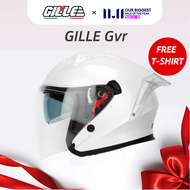Gille Half face open face helmet 172 GVR V1 Solid Half Face Motorcycle Helmet