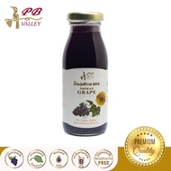 น้ำองุ่นชีราส ขวดเล็ก PB Valley พีบี วัลเล่ย์ น้ำองุ่น 100% Grape Juice น้ำองุ่นเข้มข้น น้ำองุ่นแดง ของฝาก ของฝากต่างชาติ 180 ml